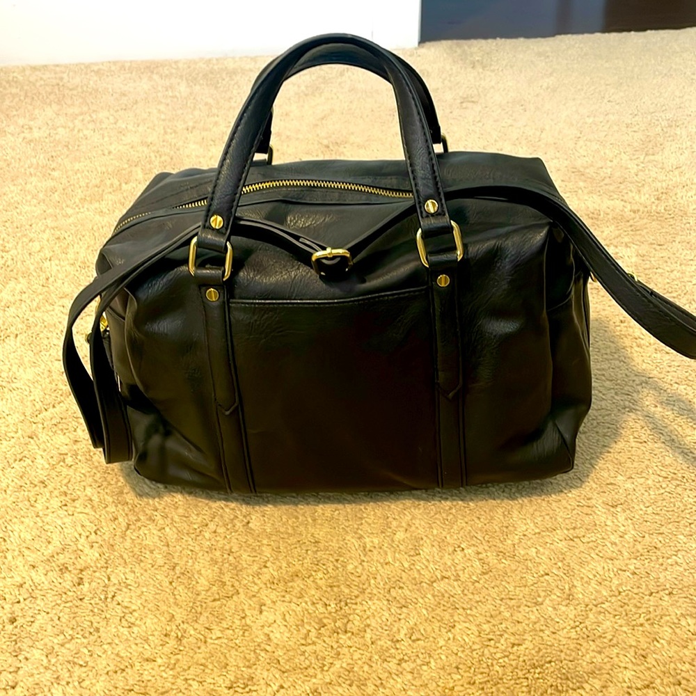 Vegan leather satchel/duffle